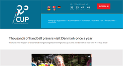 Desktop Screenshot of dronninglundcup.com